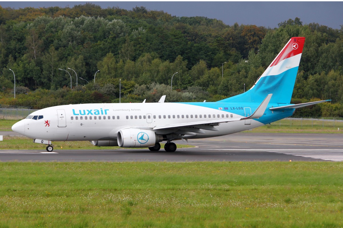 Luxair, LX-LGQ, Boeing 737-7C9(W), 31.August 2014, LUX Luxemburg