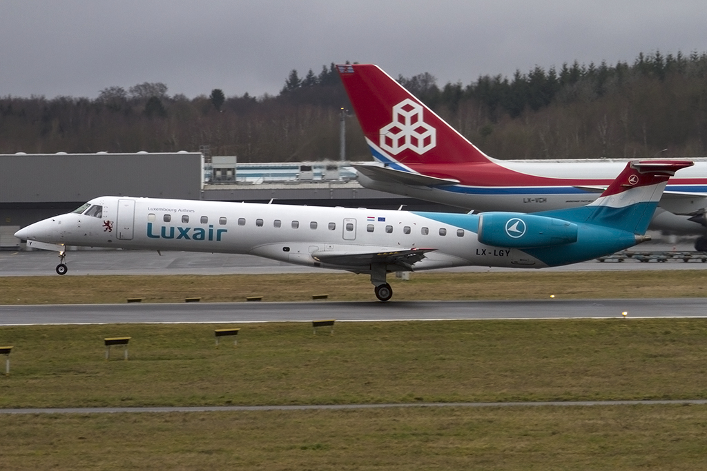 Luxair, LX-LGY, Embraer, ERJ-145, 16.02.2014, LUX, Luxembourg, Luxembourg






