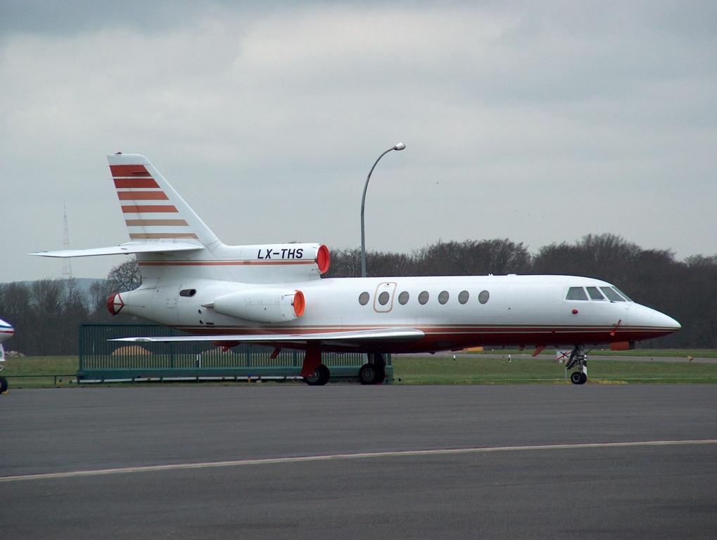 LX-THS, Dassault Falcon 50 in Luxembourg