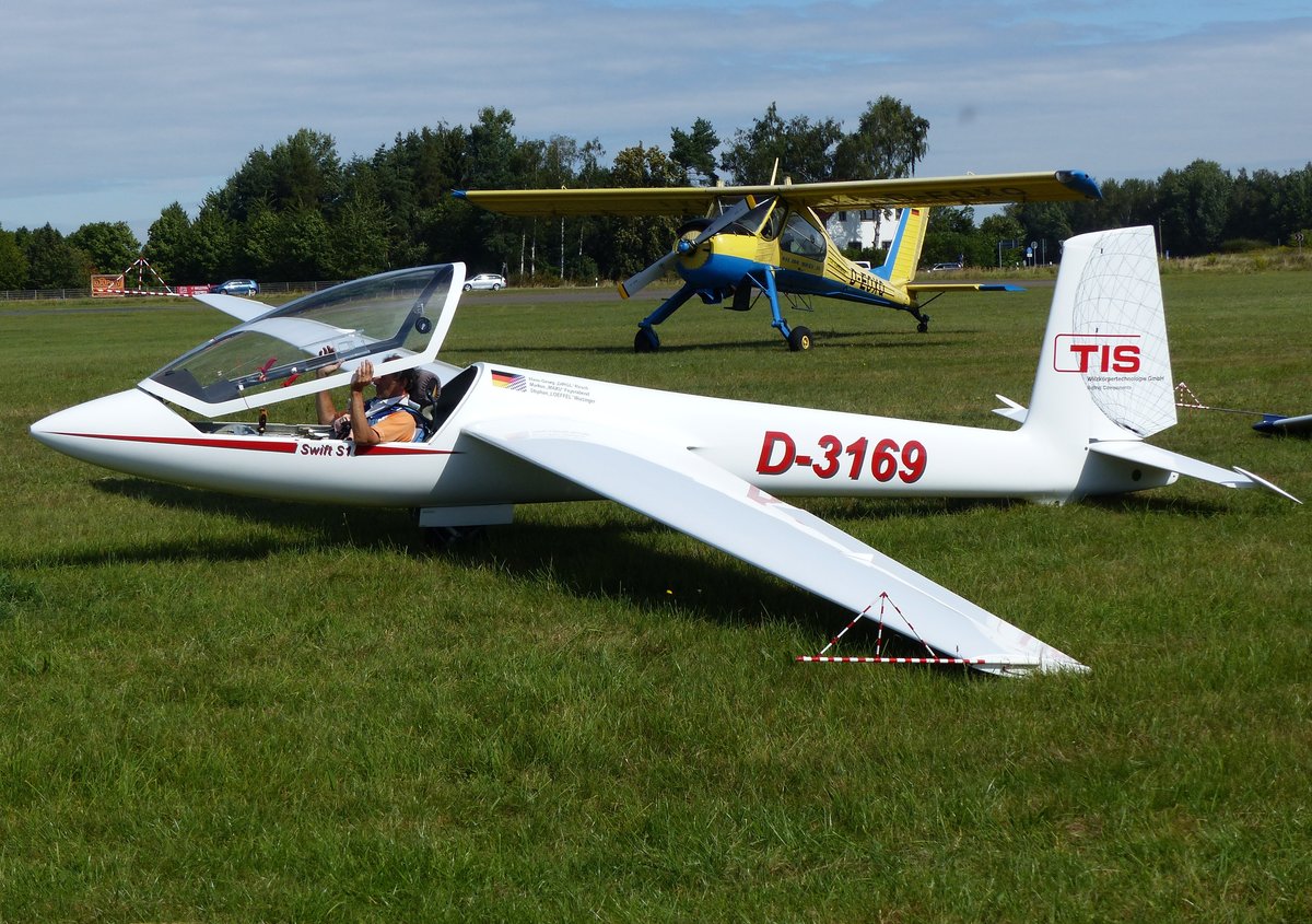 Marganski Swift S1, D-3169, Flugplatz Gera (EDAJ), 20.8.2016