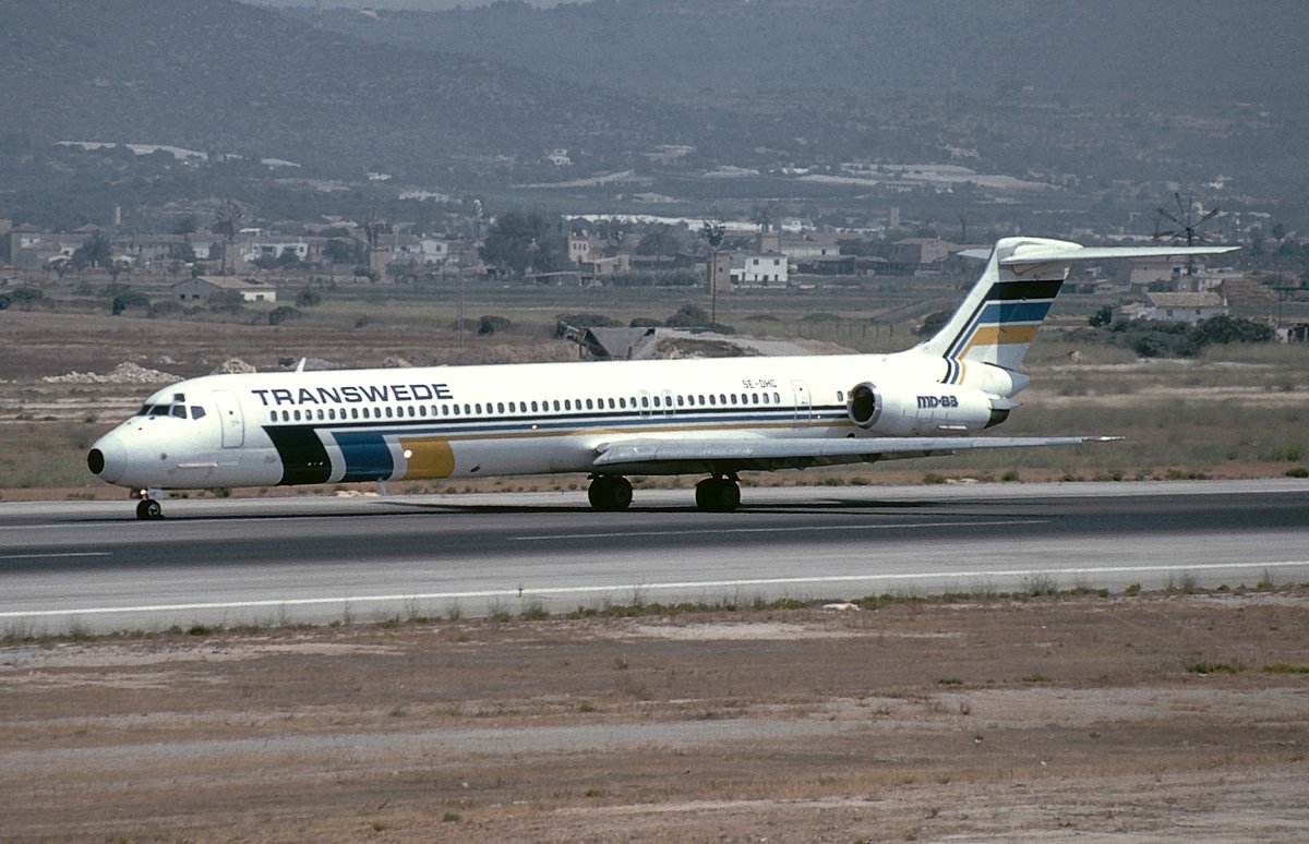 McDonnell Douglas MD-83 - TWE Transwede - 49397 - SE-DHC - 1994 - PMI