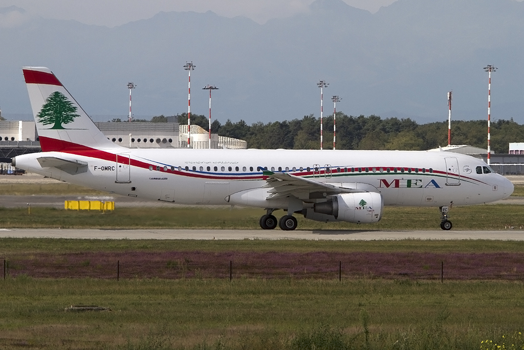 MEA, F-OMRC, Airbus, A320-214, 14.09.2013, MXP, Mailand, Italy 





