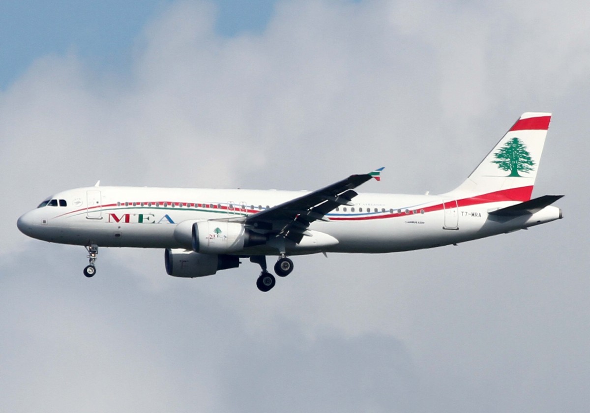 MEA Middle East Airlines, T7-MRA, Airbus, A 320-200, 18.04.2014, FRA-EDDF, Frankfurt, Germany