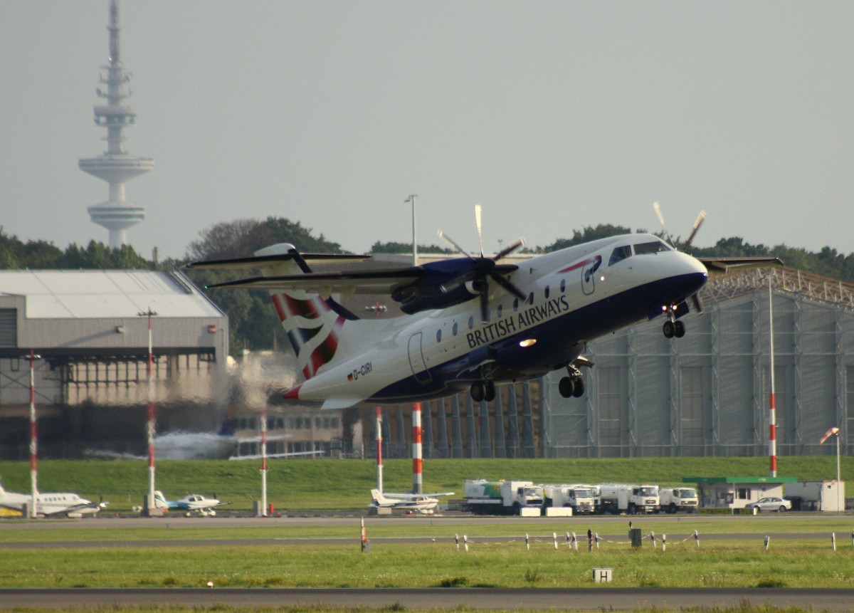 MHS Aviation, D-CIRI, (c/n 3005), Dornier Do-328-110, 02.09.2015, HAM-EDDH, Hamburg, Germany (British Airways cs.)