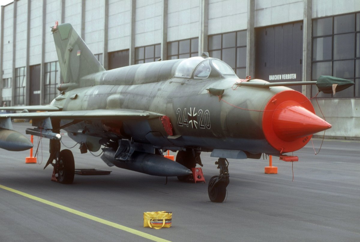 Mikoyan-Gurevich MiG-21 - GAF German Air Force - 75051402 - 24+20 - 21.05.1991 - ETSI