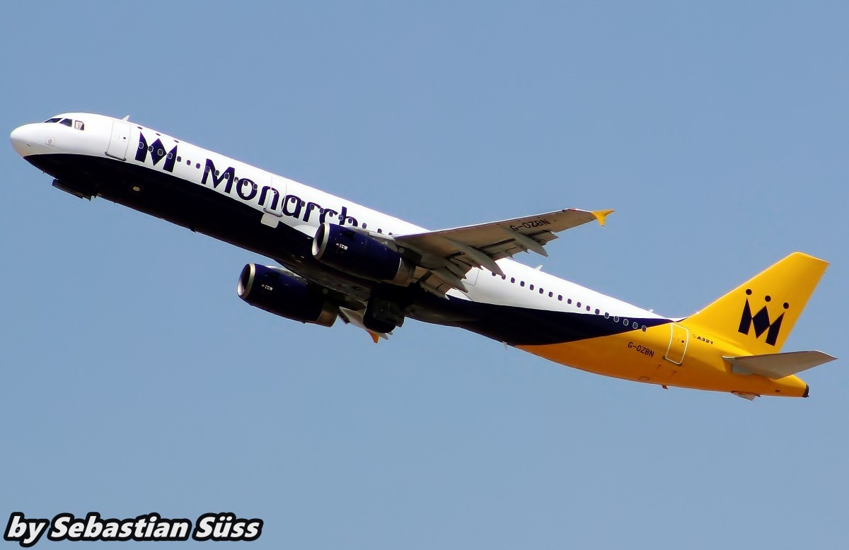 Monarch A321 G-OZBN @ PMI. 30.6.14