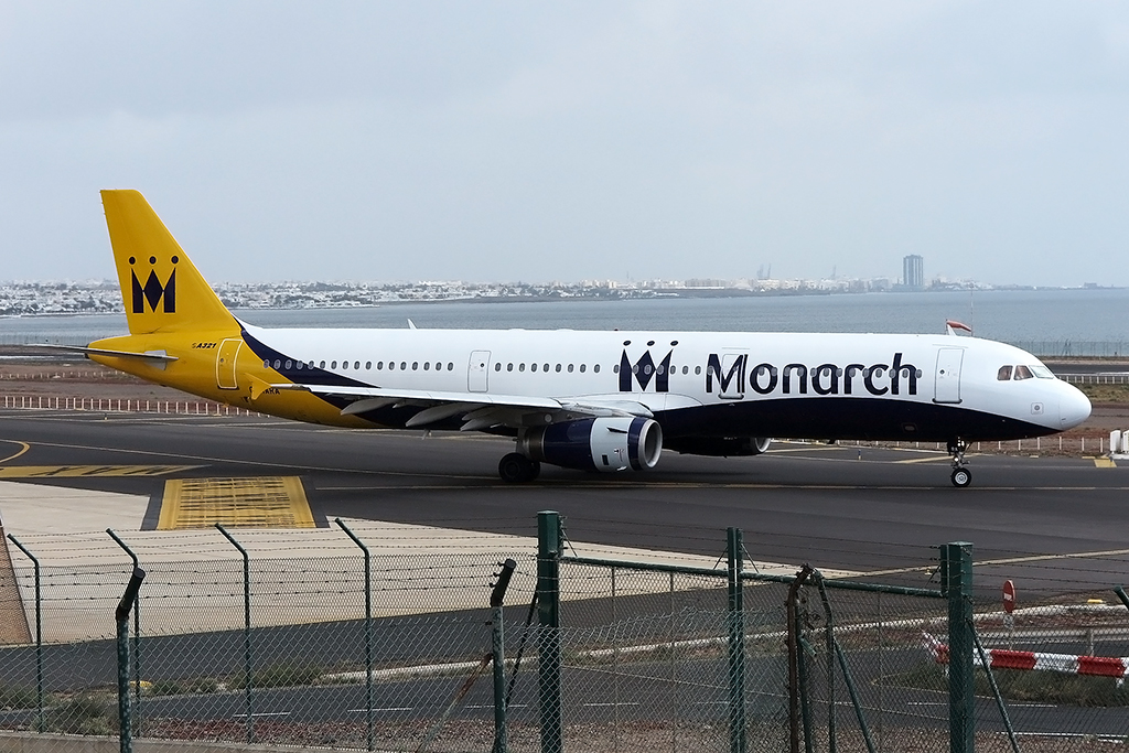 Monarch Airlines, G-MARA, Airbus, A321-231, 19.03.2015, ACE, Arrecife, Spain



