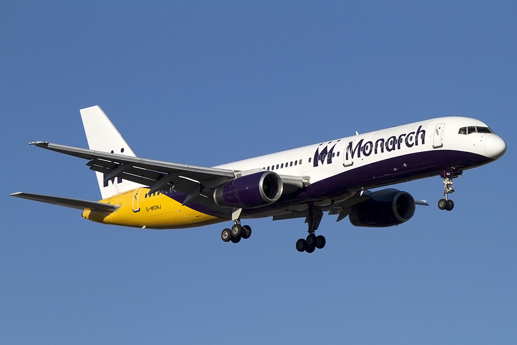 Monarch Airlines, G-MONJ, Boeing, B757-2T7, 02.03.2014, GVA, Geneve, Switzerland



