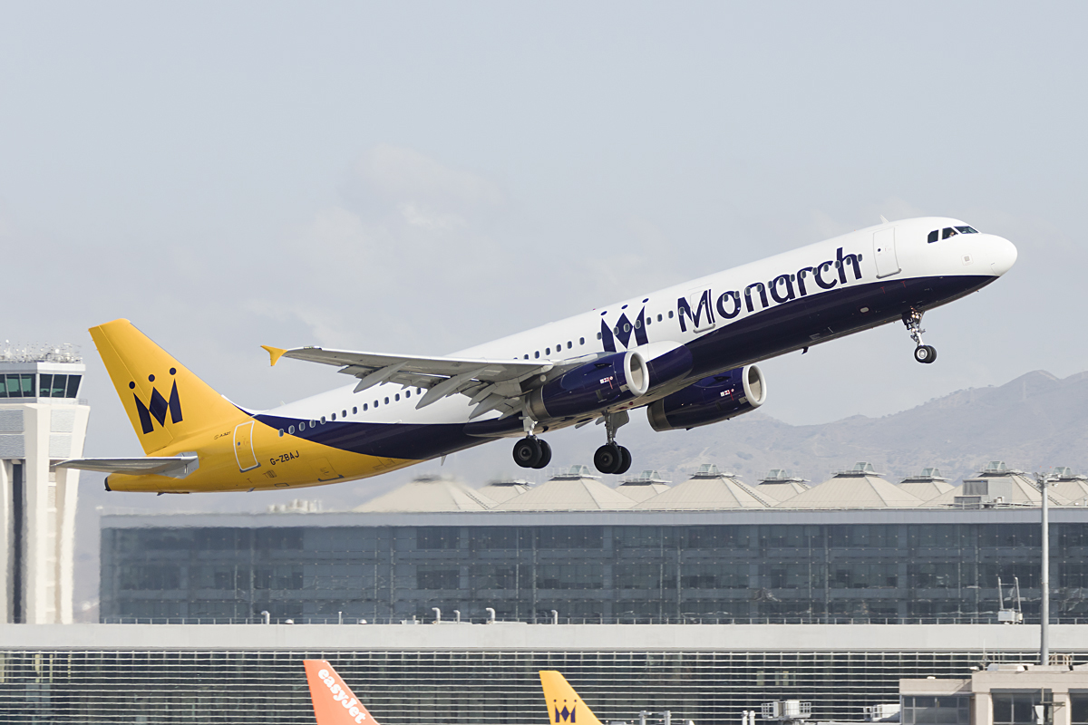 Monarch Airlines, G-ZBAJ, Airbus, A321-231, 28.10.2016, AGP, Malaga, Spain 

