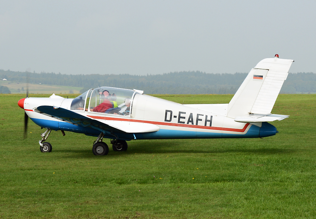Morane Saulnier MS 893, D-EAFH, am Flugplatz Wershofen - 07.09.2014