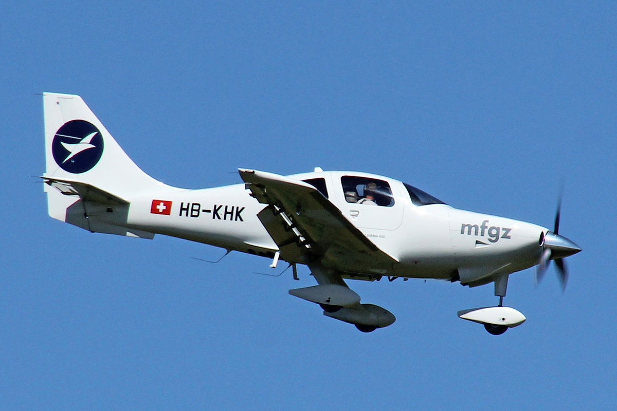 Motorfluggruppe Zürich, HB-KHK, Columbia LC-41, msn: 41780, 05.August 2020, ZRH Zürich, Switzerland.