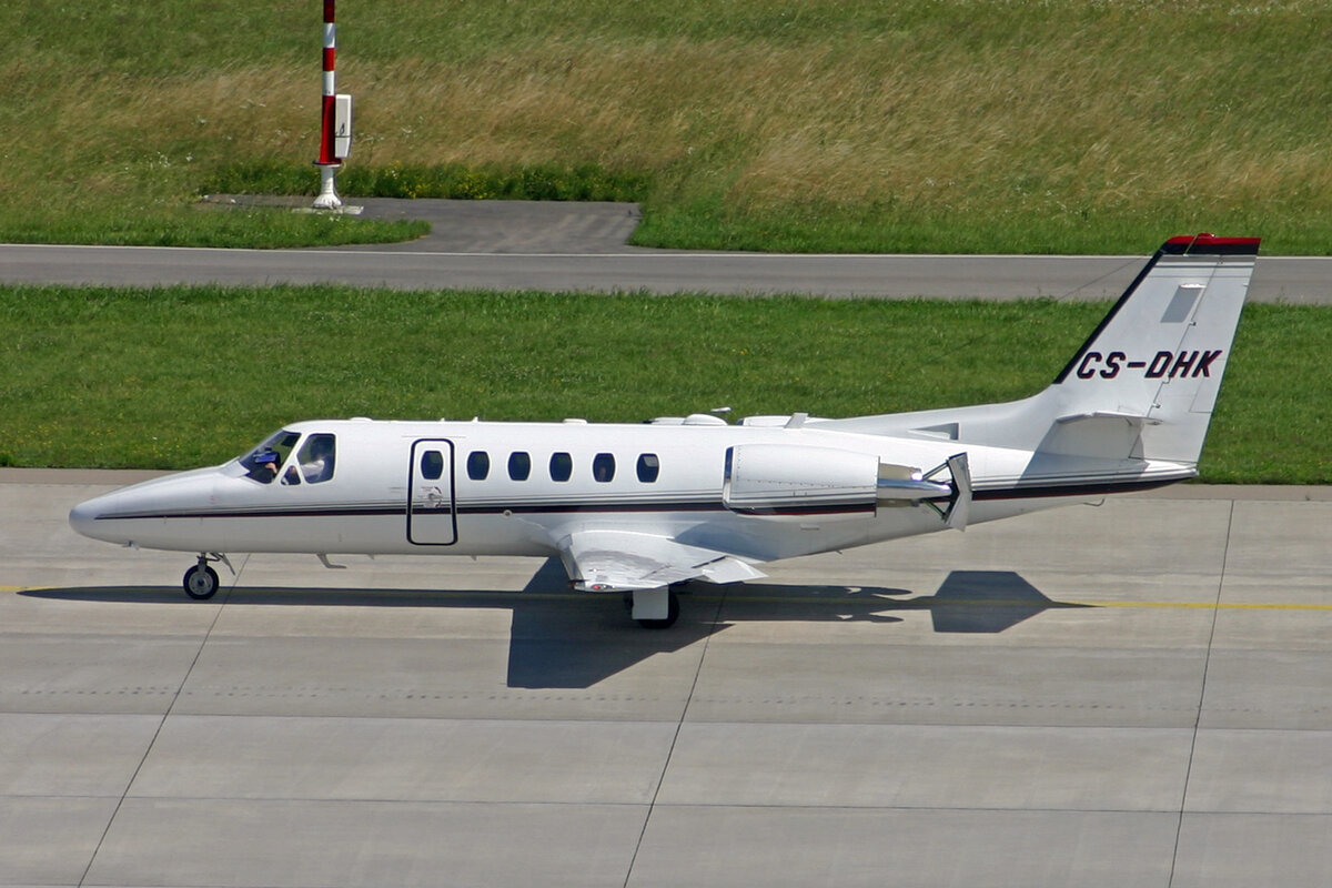NetJet Europe, CS-DHK, Cessna 550 Citation Bravo, msn: 550-1090, 23.Juni 2007, ZRH Zürich, Switzerland.