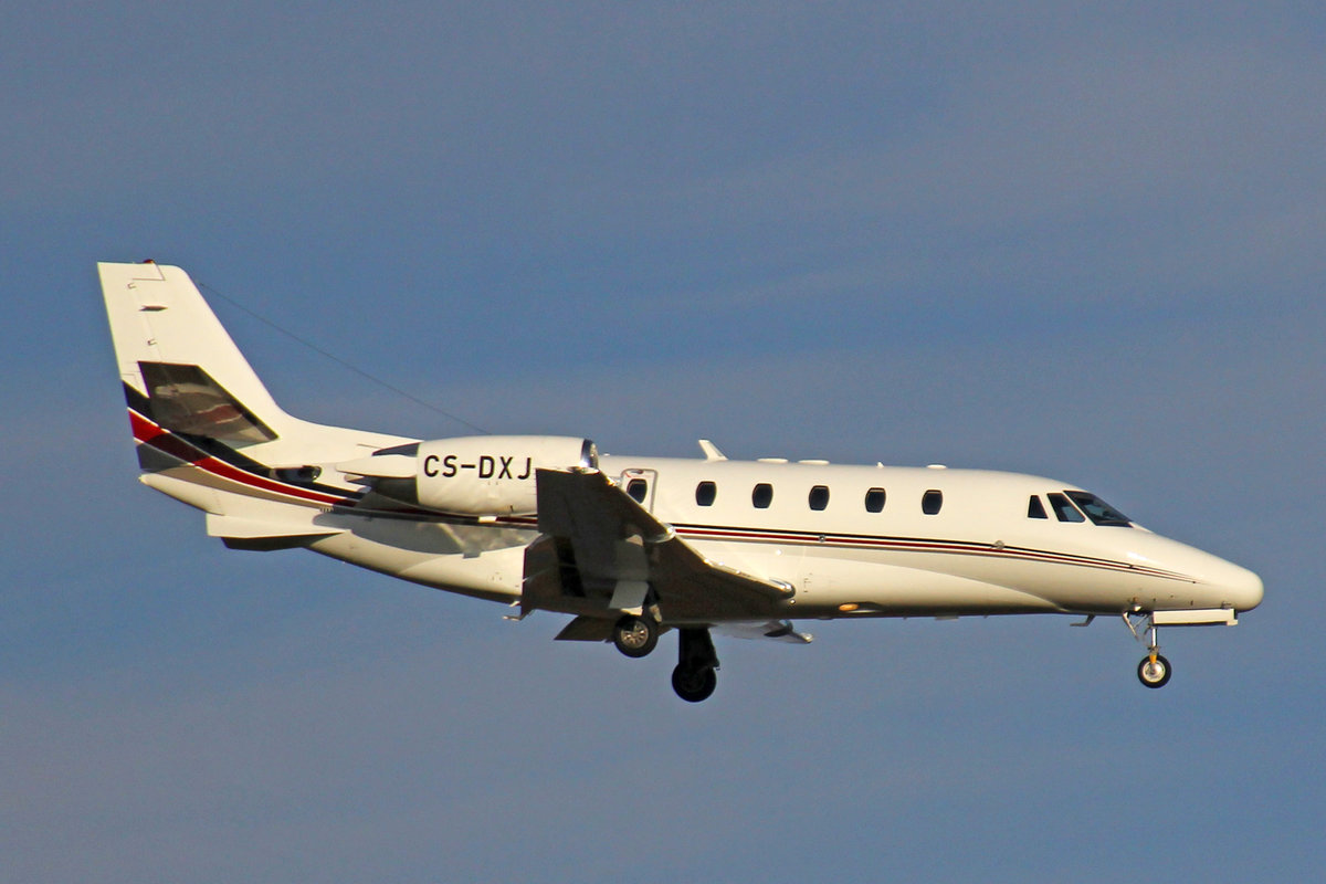 NetJets Europe, CS-DXJ, Cessna 560XL Citation, msn: 560-5627, 12.Januar 2020, ZRH Zürich, Switzerland.
