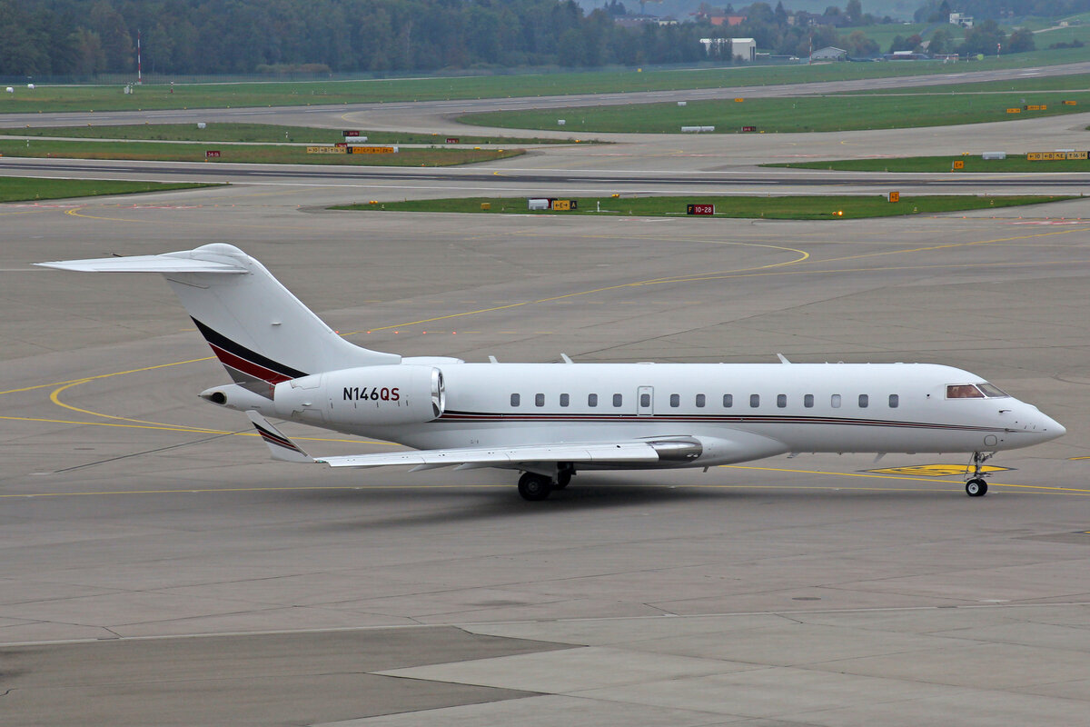 NetsJet, N146QS, Bombardier Global 6000, msn: 9615, 08.Oktober 2022, ZRH Zürich, Switzerland.