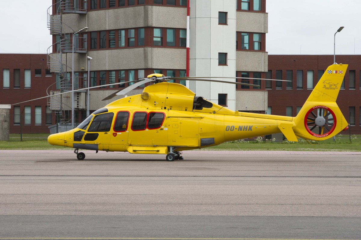 NHV Nordzee Helicopters Vlaanderen, OO-NHK, Eurocopter, EC-155 B-1 Dauphin, 08.05.2014, EHKD-DHR, Den Helder, Netherlands