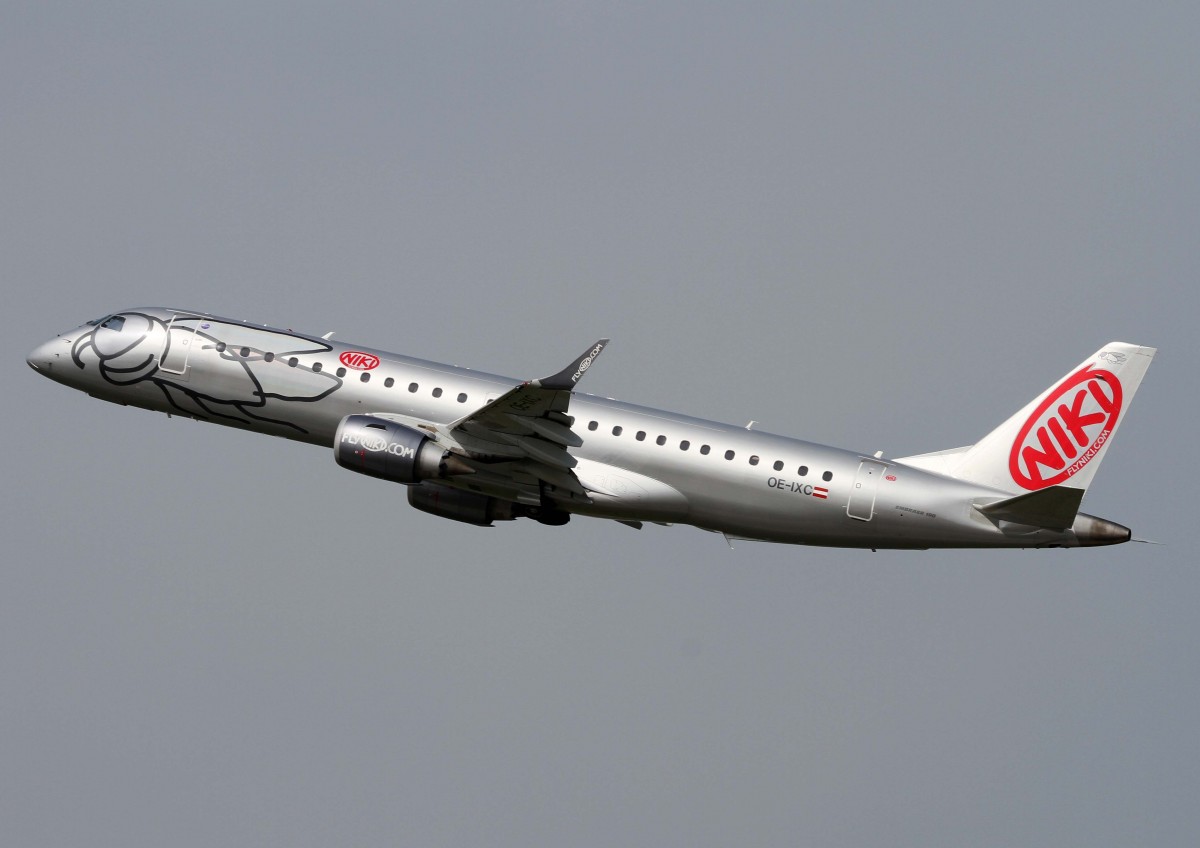 Niki, OE-IXC, Embraer, 190 LR, 02.04.2014, DUS-EDDL, Dsseldorf, Germany 