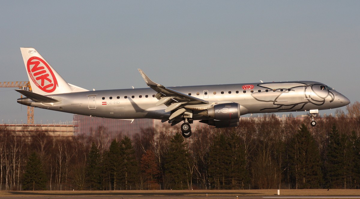 NIKI,OE-IHD,(c/n19000354),Embraer ERJ-190-100LR,23.02.2014,HAM-EDDH,Hamburg,Germany