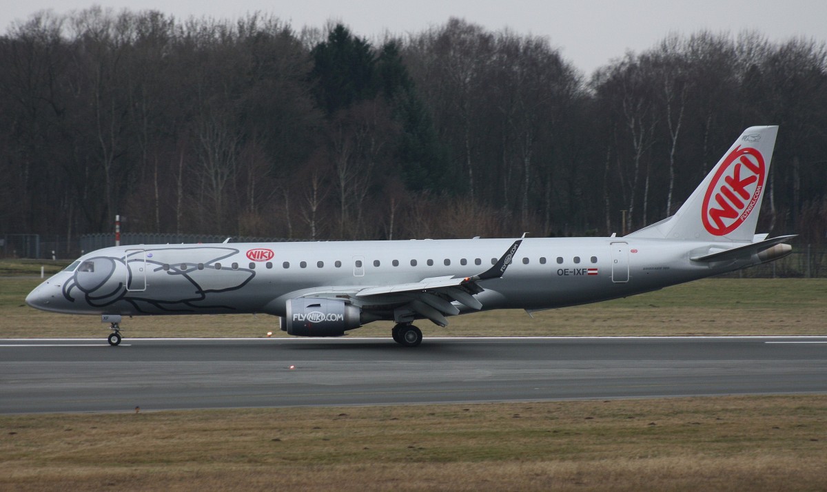 Niki,OE-IXF,(c/n19000420),Embraer ERJ-190-100LR,01.03.2014,HAM-EDDH,Hamburg,Germany