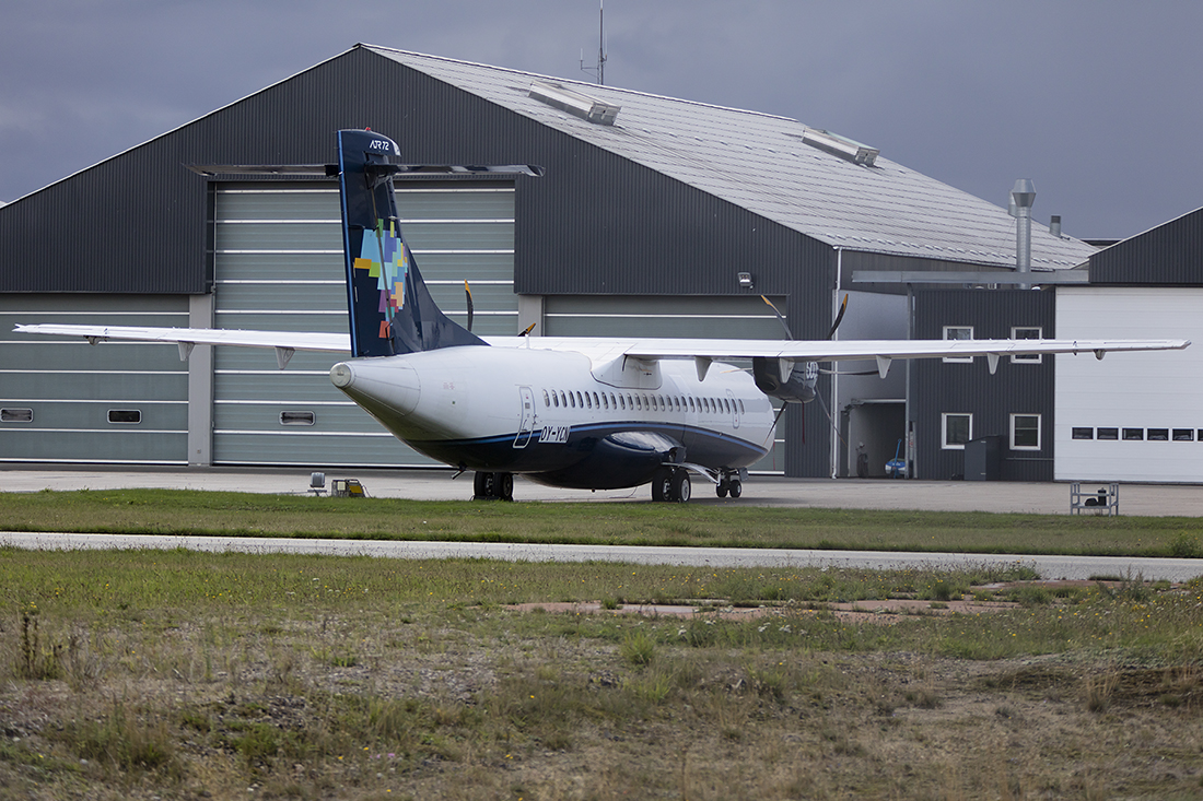 Nordic Aviation Capital, OY-YCN, ATR, 72-212A, 24.08.2018, BLL, Billund, Denmark 


