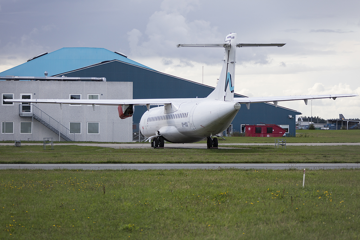 Nordic Aviation Capital, OY-YCU, ATR, 72-212A, 24.08.2018, BLL, Billund, Denmark 




