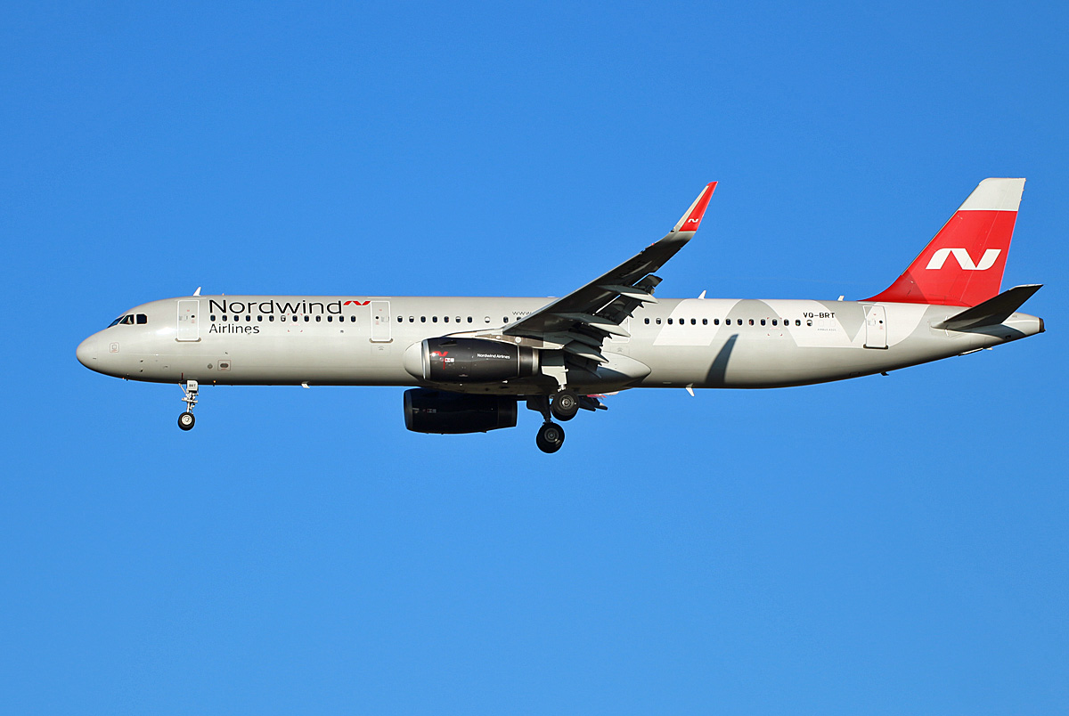 Nordwind Airlines, Airbus A 321-231, VQ-BRT, BER, 19.12.2020