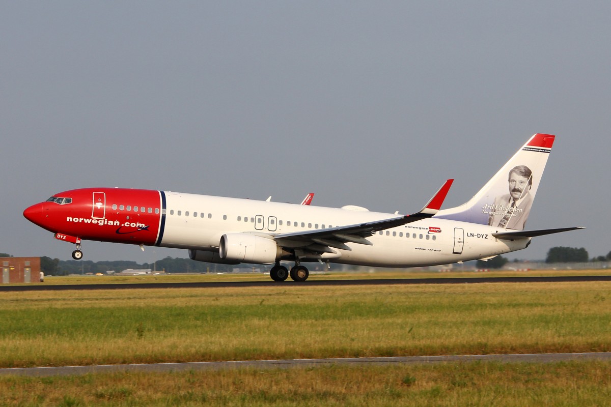 Norrwegian Air Shuttle, LN-DYZ, Boeing B737-8JP, 3.Juli 2015, AMS  Amsterdam, Netherlands.  Aril Edvardsen .