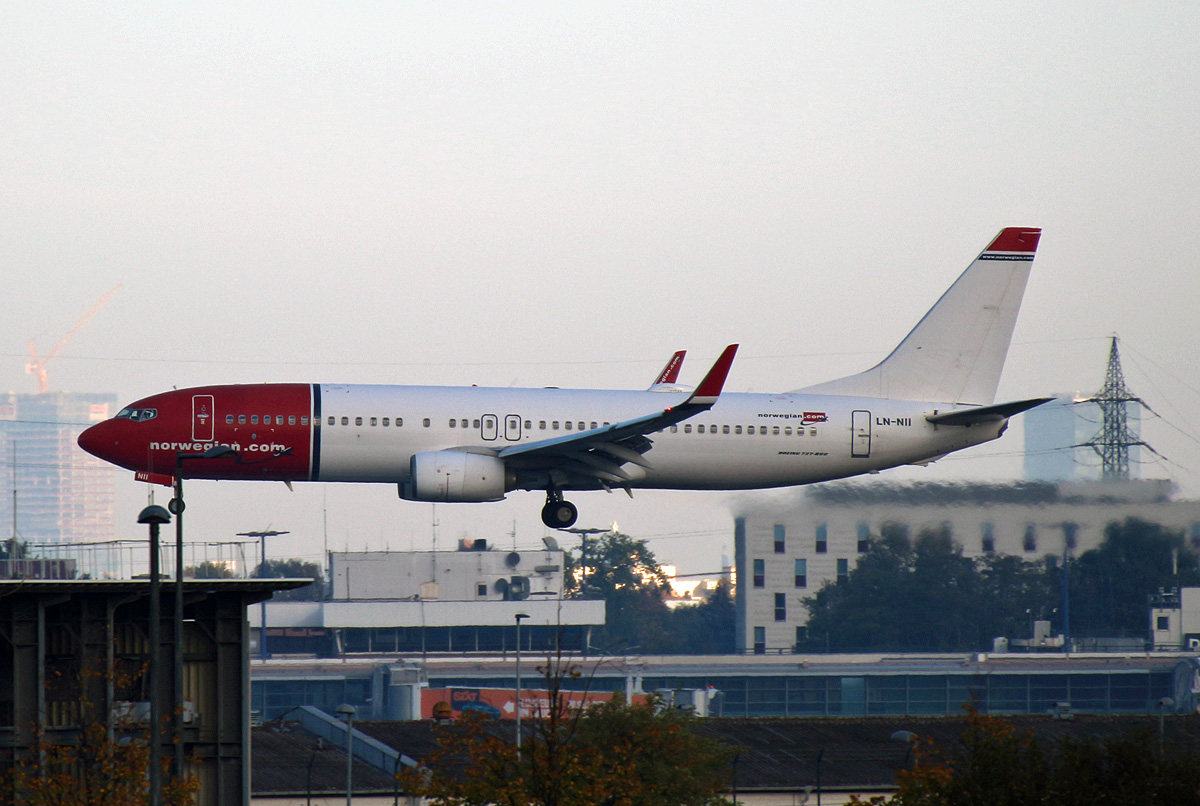 Norwegian Air Shuttle, Boeing B 737-8JP, LN-NII, BERm, 08.10.2022