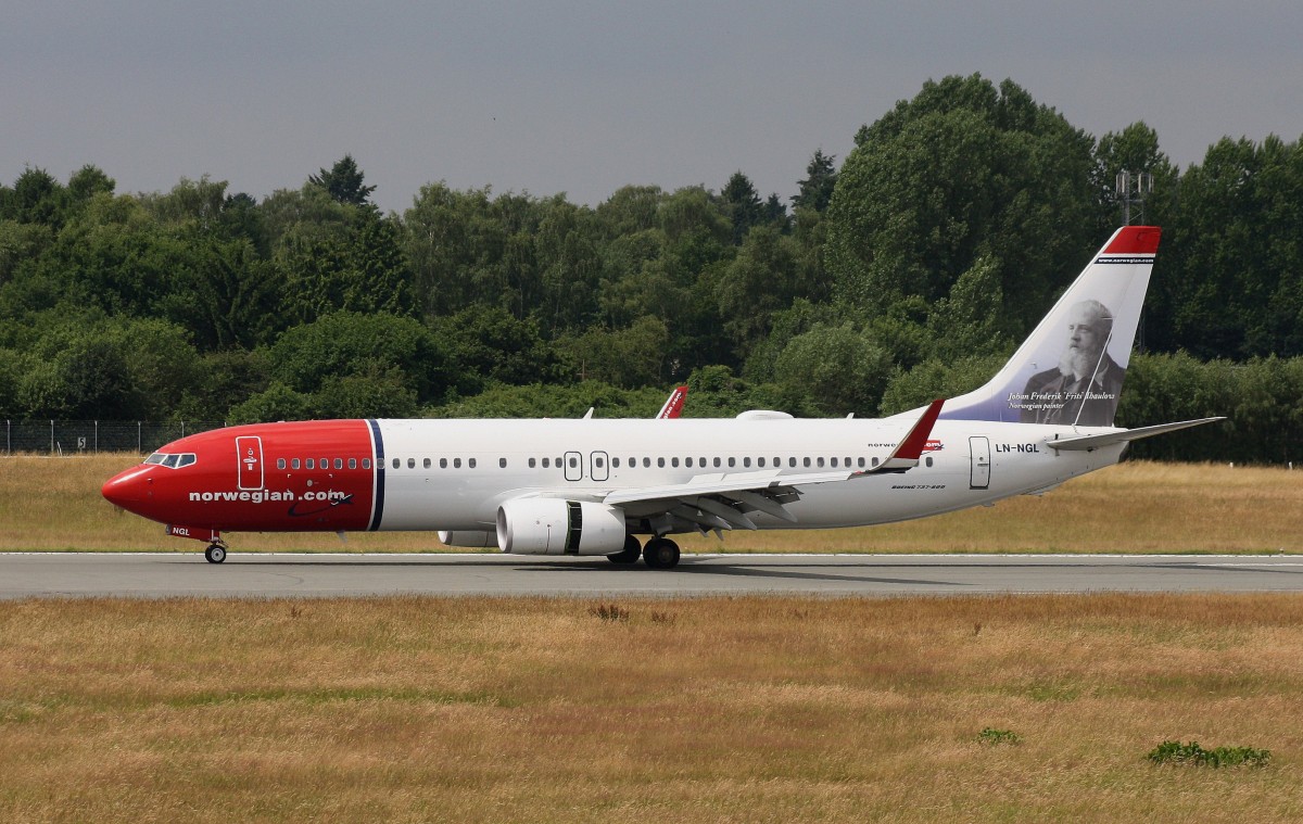 Norwegian Airlines,LN-NGL,(c/n 39023),Boeing 737-8JP(WL),28.06.2014,HAM-EDDH,Hamburg,Germany(cs Johan Frederik Frits  Thaulow)