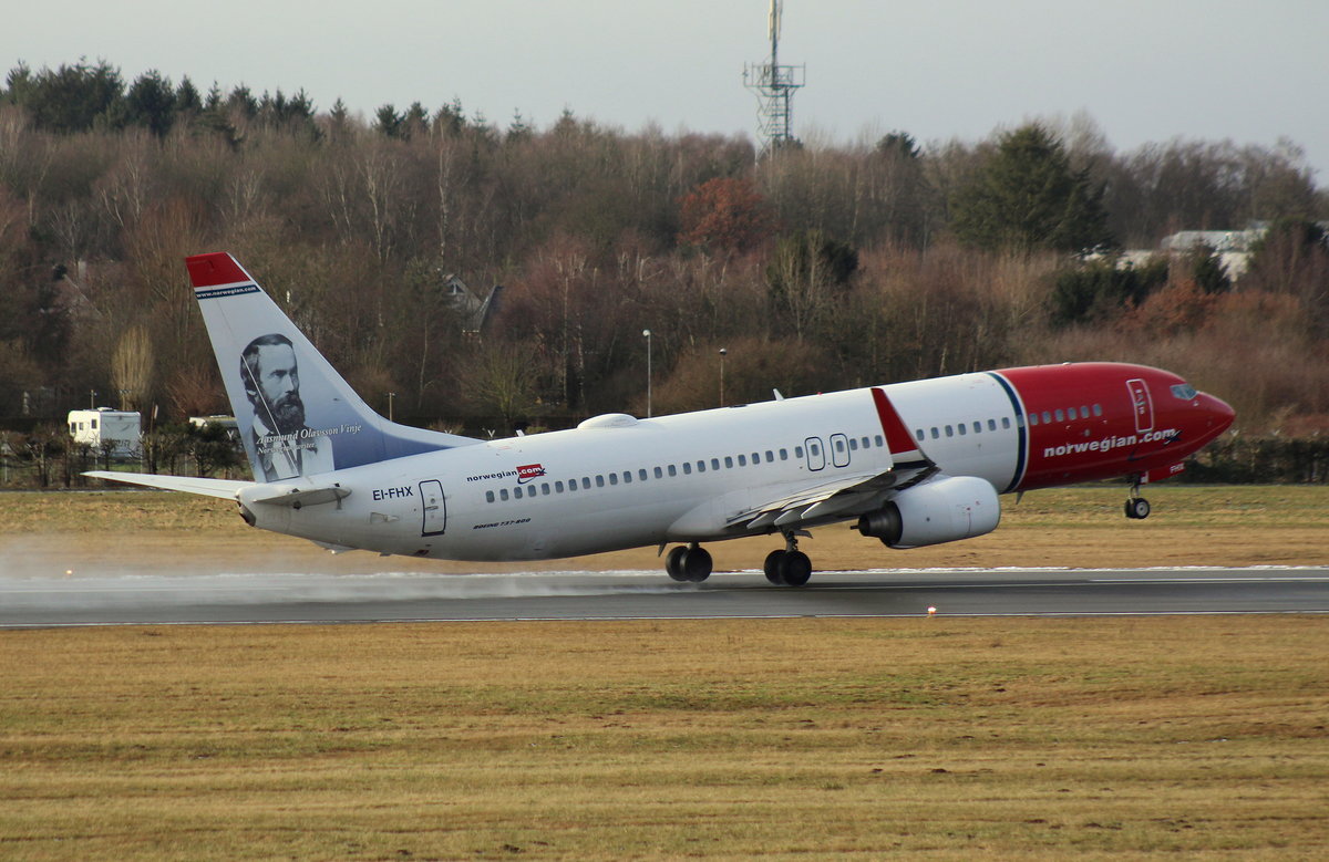Norwegian, EI-FHX, (c/n 40866),Boeing 737-8JP(WL), 14.01.2017, HAM-EDDH, Hamburg, Germany (Name: Aasmund Olavsson Vinje) 