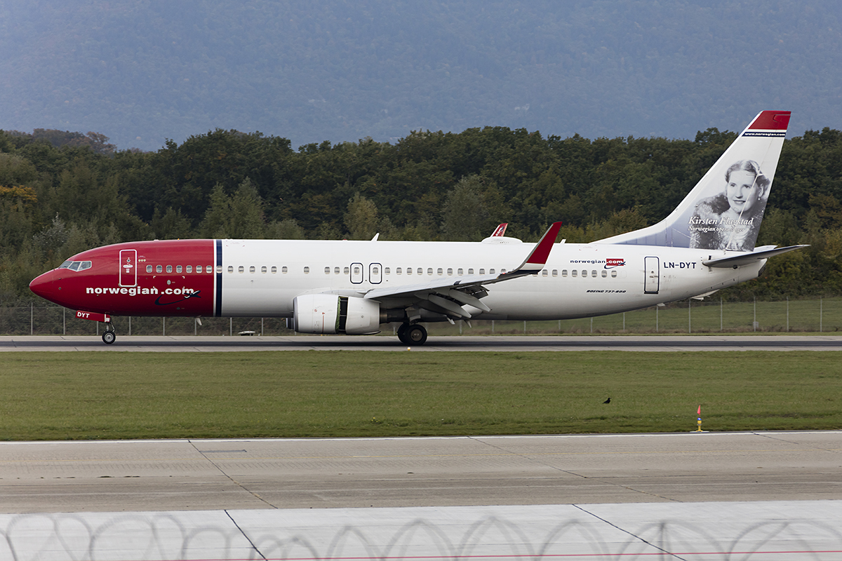 Norwegian, LN-DYT, Boeing, B737-8JP, 24.09.2017, GVA, Geneve, Switzerland
