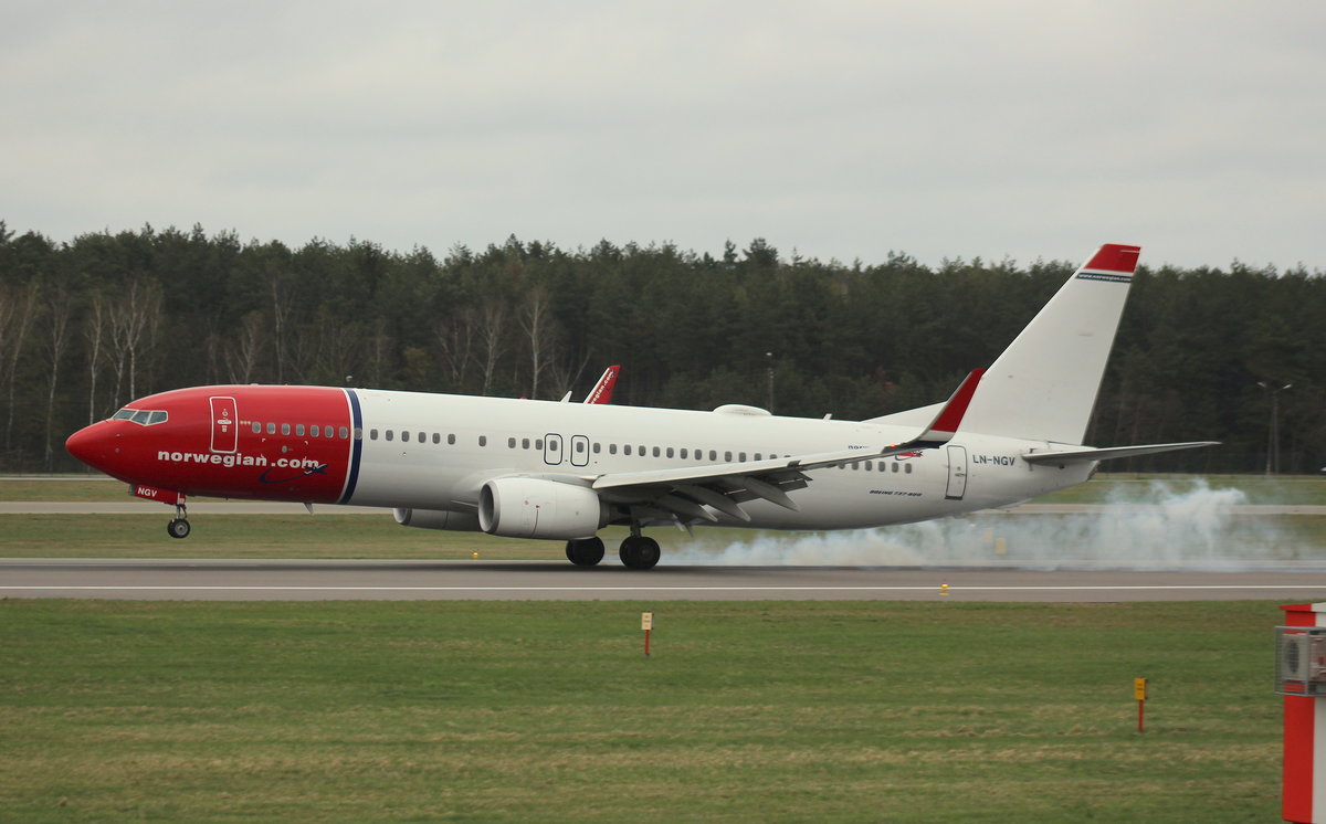 Norwegian, LN-NGV,MSN 39031,Boeing 737-8JP(WL), 12.04.2017, GDN-EPGD, Gdansk, Polen 