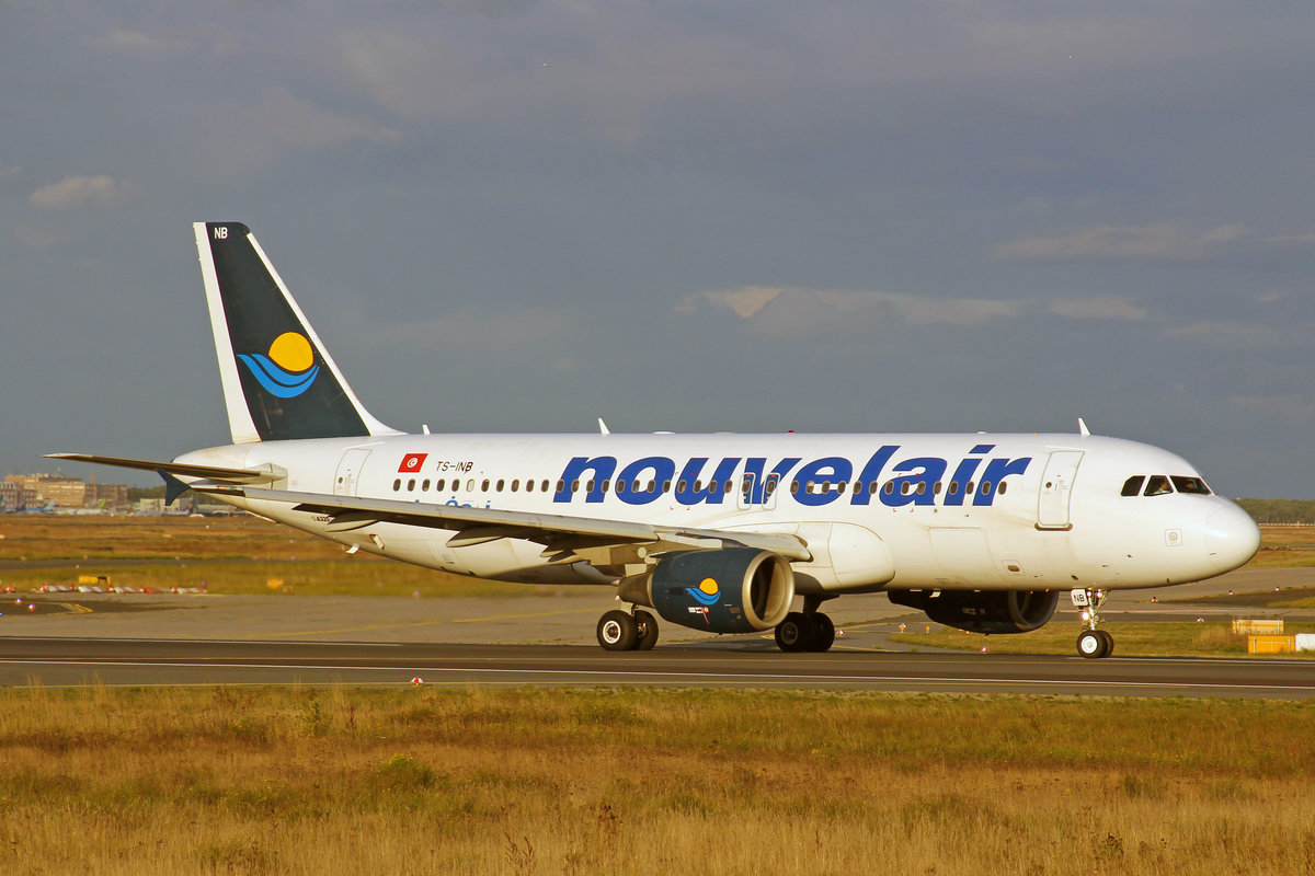 Nouvelair, TS-INB, Airbus A320-214, msn: 1175, 28.September 2019, FRA Frankfurt, Germany.
