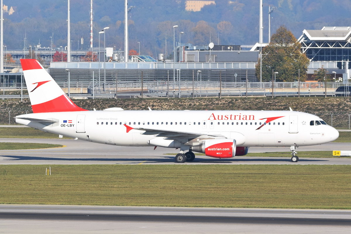 OE-LBY Austrian Airlines Airbus A320-214 , MUC , 14.10.2018