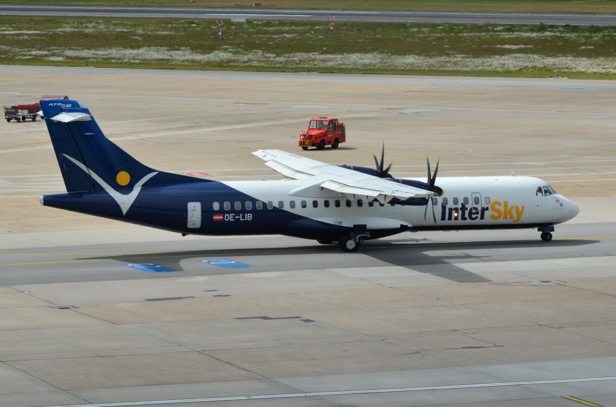 OE-LIB Intersky ATR 72-600 (72-212A)   in Hamburg am 15.06.2015 nach der Landung