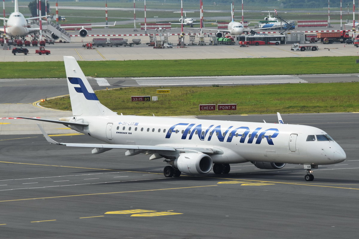 OH-LKR Finnair Embraer ERJ-190LR (ERJ-190-100 LR) , HAM , 05.09.2017