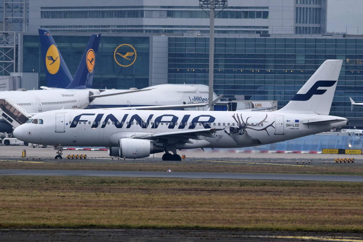 OH-LXD Finnair Airbus A320-214  , FRA , 06.12.2017