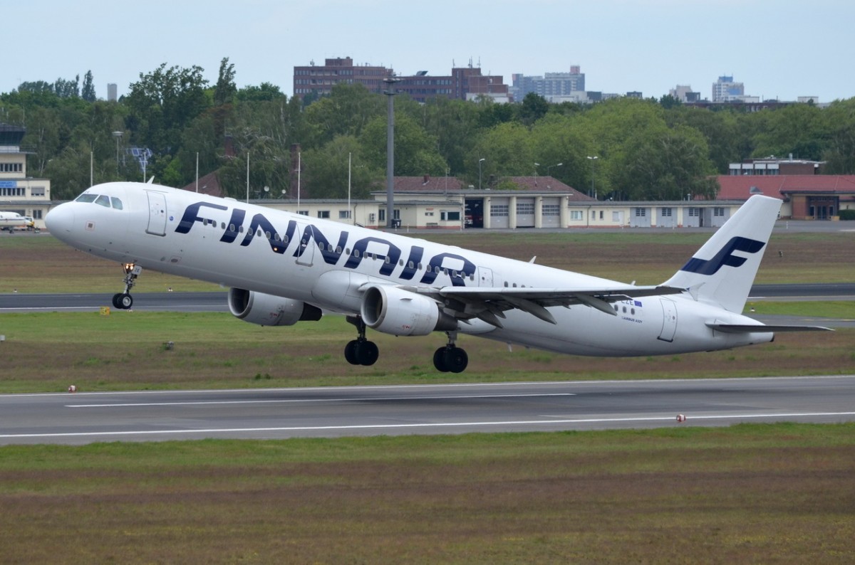 OH-LZE Finnair Airbus A321-211   Start in Tegel 13.05.2014