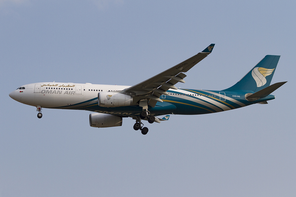 Oman Air, A4O-DG, Airbus, A330-243, 11.08.2015, FRA, Frankfurt, Germany 



