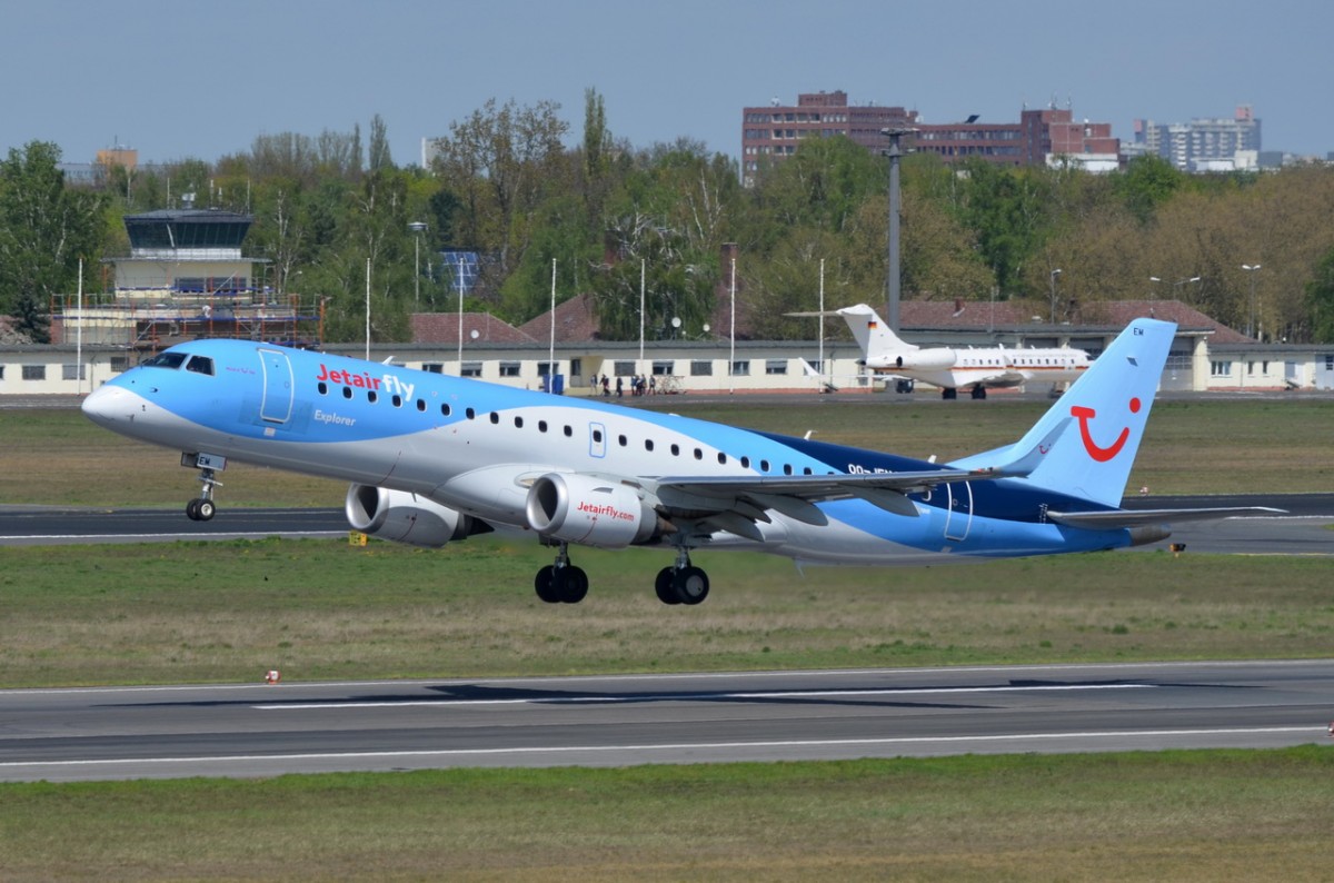 OO-JEM Jetairfly Embraer ERJ-190STD (ERJ-190-100)  in Tegel gestartet am 29.04.2015