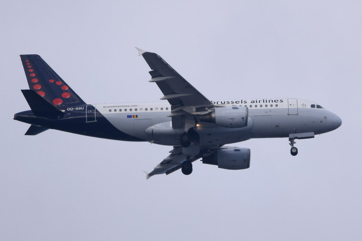 OO-SSU Brussels Airlines Airbus A319-111  , HAM , 07.11.2016