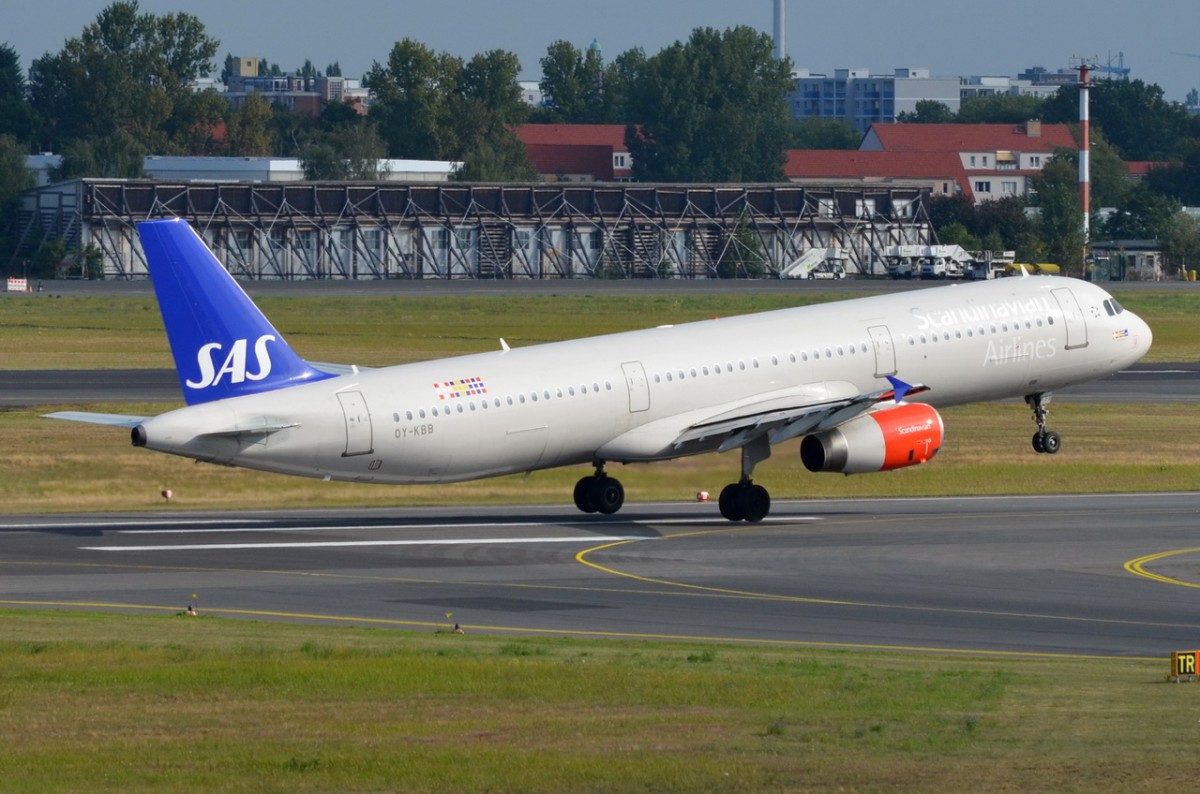 OY-KBB SAS Scandinavian Airlines Airbus A321-232    Start in Tegel am 03.09.2014