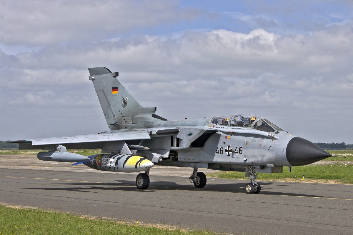 Panavia Tornado ECR, 46+46, am 17.05.2011 in Cambrai-Epinoy (Frankreich).