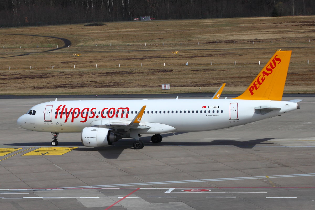 Pegasus Airlines, Airbus A320-251N, TC-NBA. Köln-Bonn (CGN/EDDK) am 30.03.2018. 
