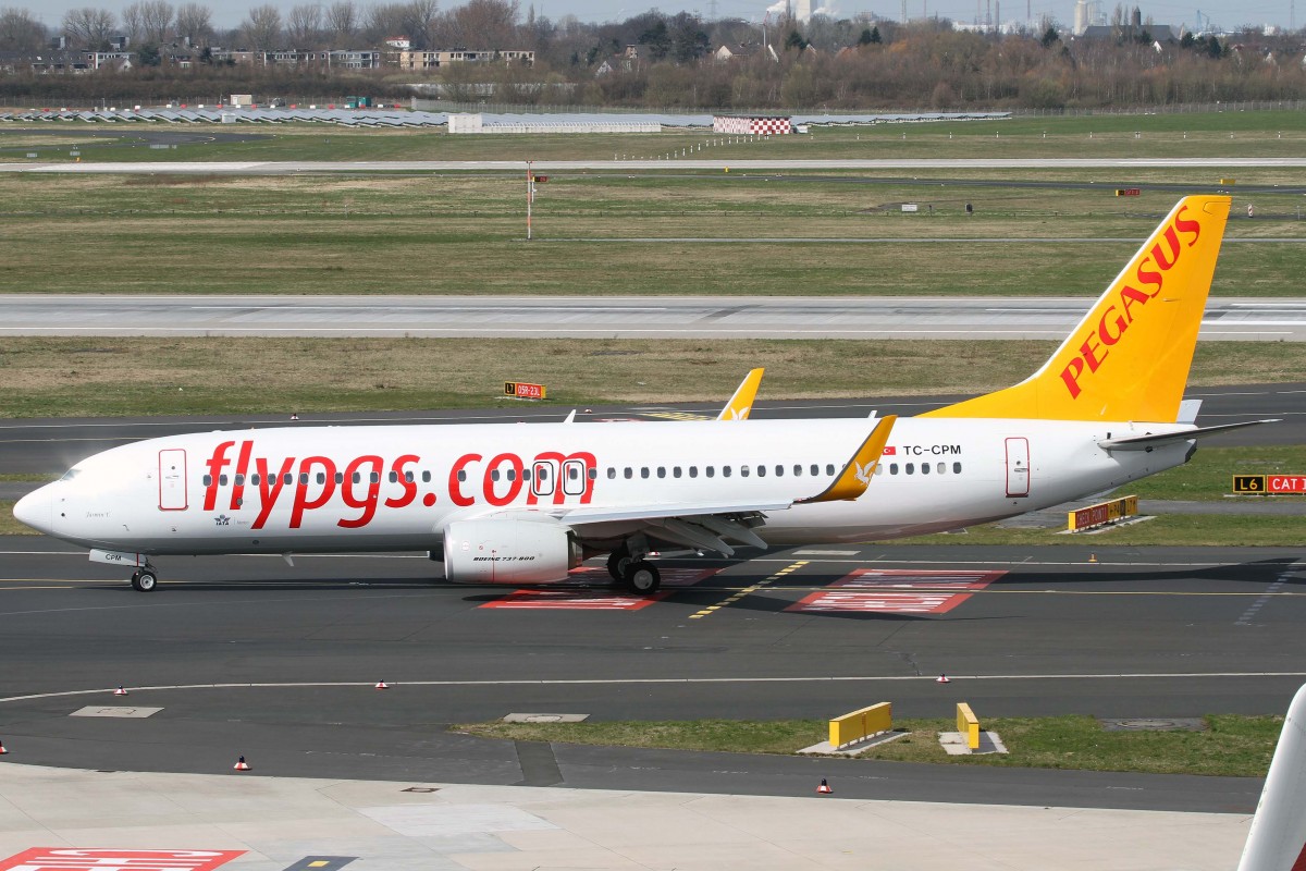 Pegasus Airlines, TC-CPM  Jasmin Y. , Boeing, 737-82R, 03.04.2015, DUS-EDDL, Düsseldorf, Germany