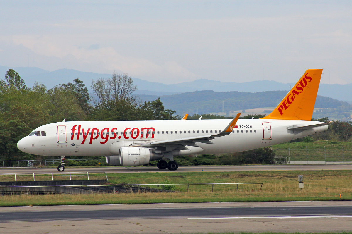 Pegasus Airlines, TC-DCM, Airbus A320-214, msn: 7200,  Buse , 06.September 2018, BSL Basel-Mülhausen, Switzerland.