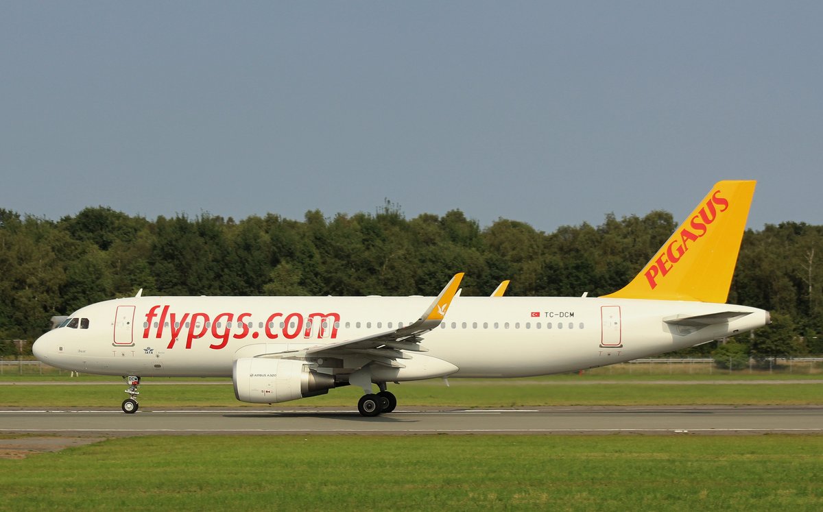 Pegasus Airlines, TC-DCM, (c/n 7200),Airbus A 320-214 (SL), 27.08.2016, HAM-EDDH, Hamburg, Germany (Delivered 21.06.2016)
