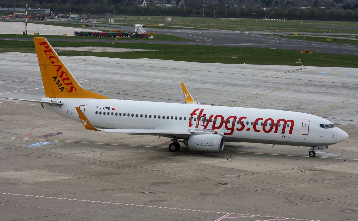 Pegasus Asia,TC-CPE,(c/n 38178),Boeing 737-82R(WL),11.04.2015,DUS-EDDL,Düsseldorf,Germany