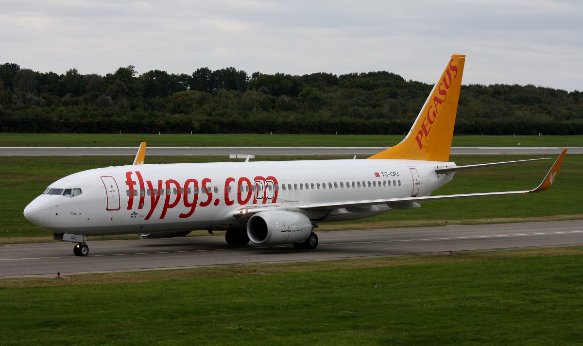 Pegasus, TC-CPJ, (c/n 40881), Boeing 737-82R(WL), 22.09.2014, HAM-EDDH, Hamburg, Germany 