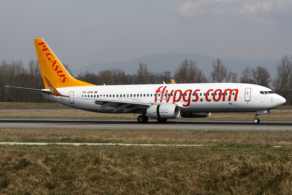 Pegasus, TC-CPK, Boeing, B737-82R, 24.03.2015, BSL, Basel, Switzerland



