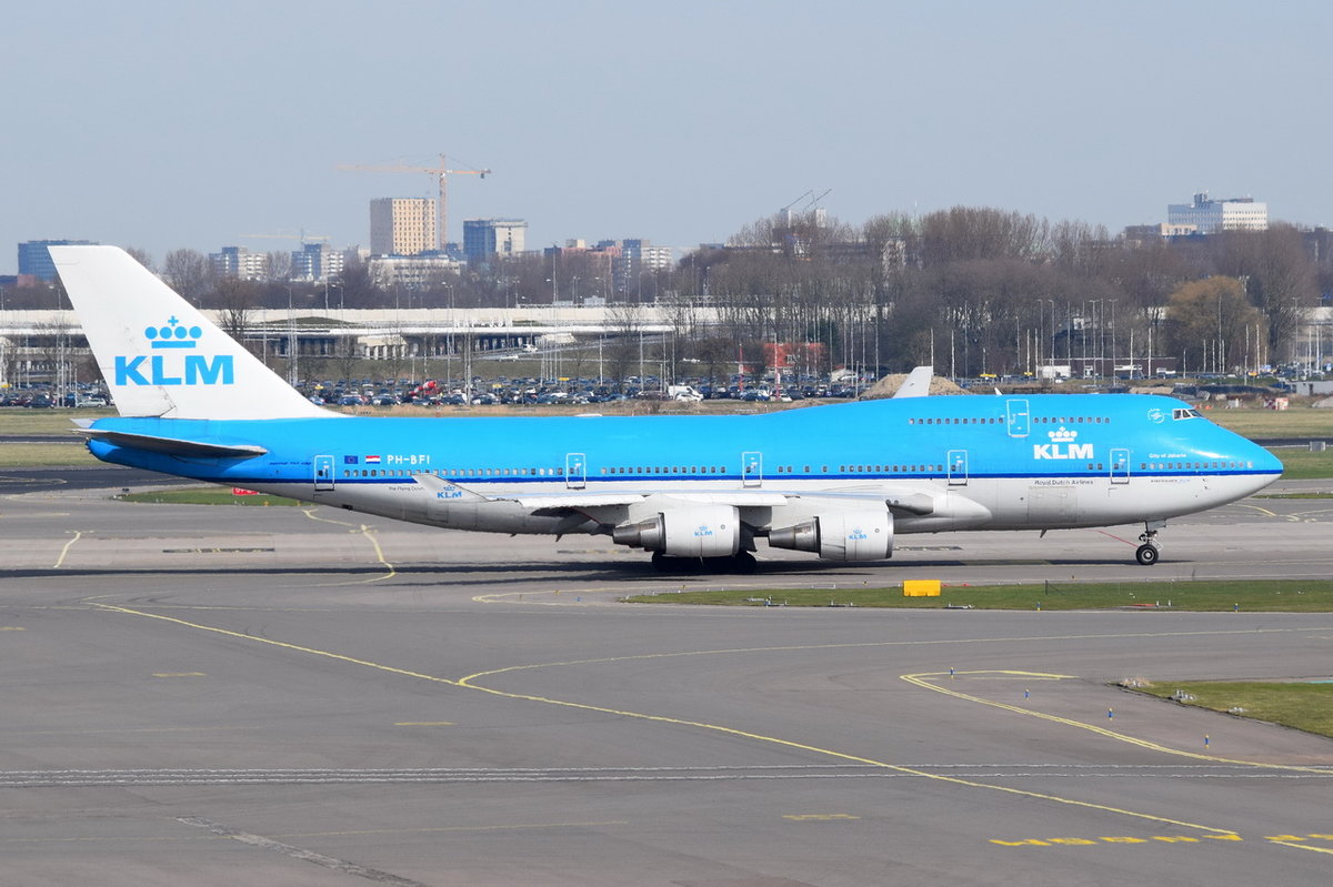 PH-BFI KLM Royal Dutch Airlines Boeing 747-406(M)  , AMS , 12.03.2017